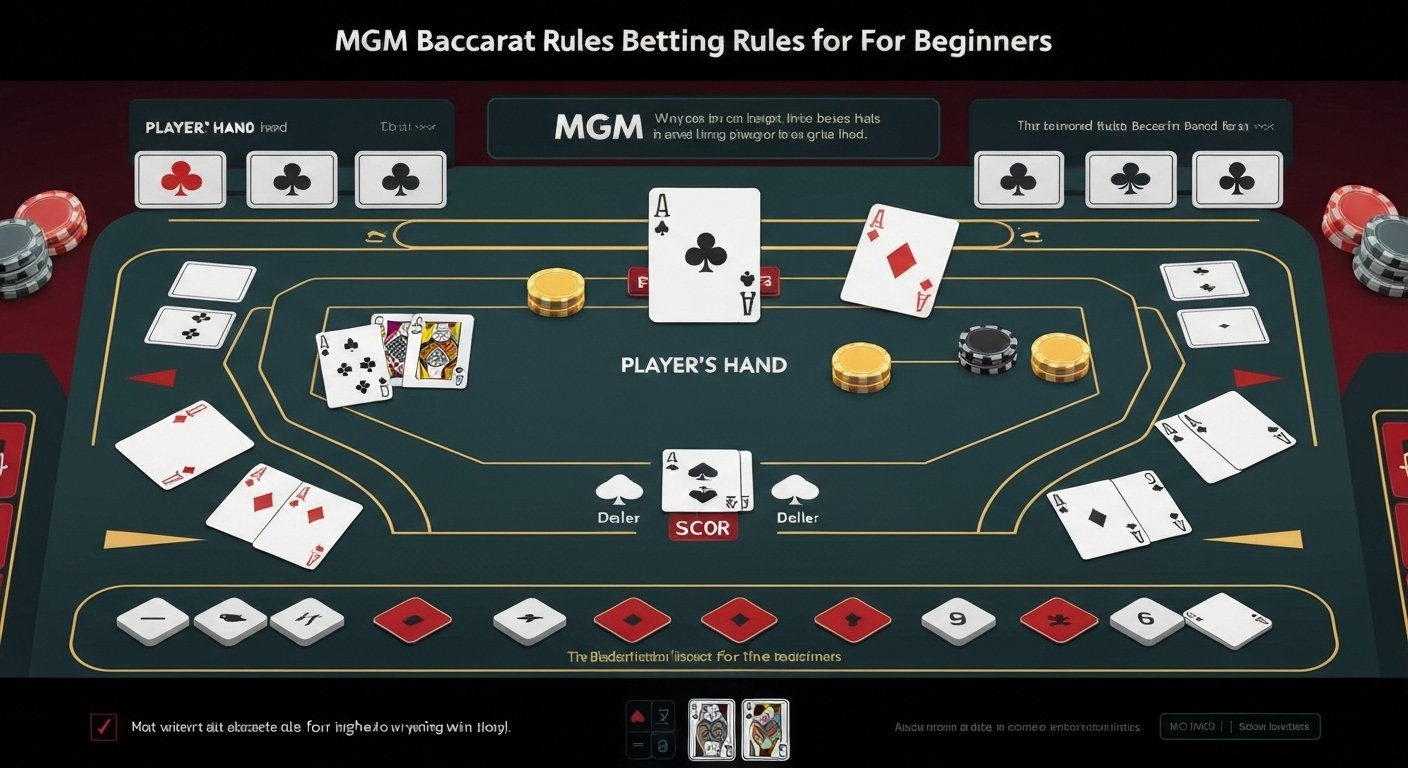 mgm 바카라 초보가 반드시 알아야 할 베팅 규칙｜승률 향상을 위한 기초 이해 제공