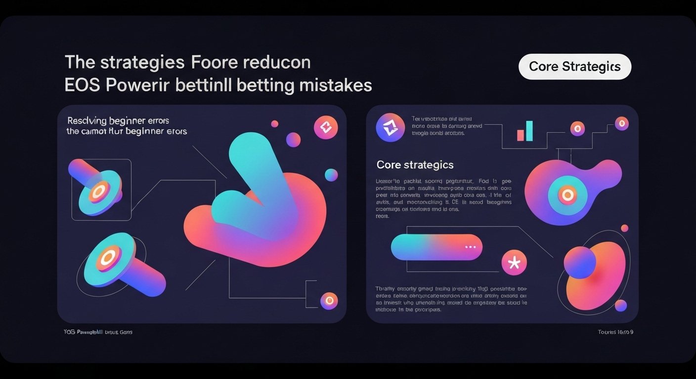 이오스 파워볼 베팅 실수 줄이는 핵심 전략｜초보가 자주 하는 오류 완벽 해결