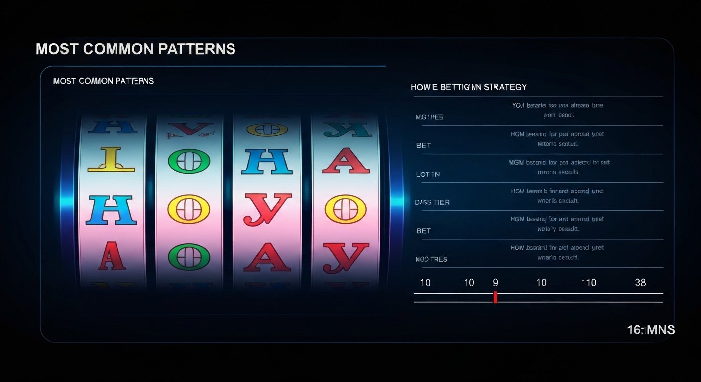 MGM 홀짝에서 가장 많이 발생하는 패턴 유형 총정리｜효율적으로 대응하는 베팅법 소개